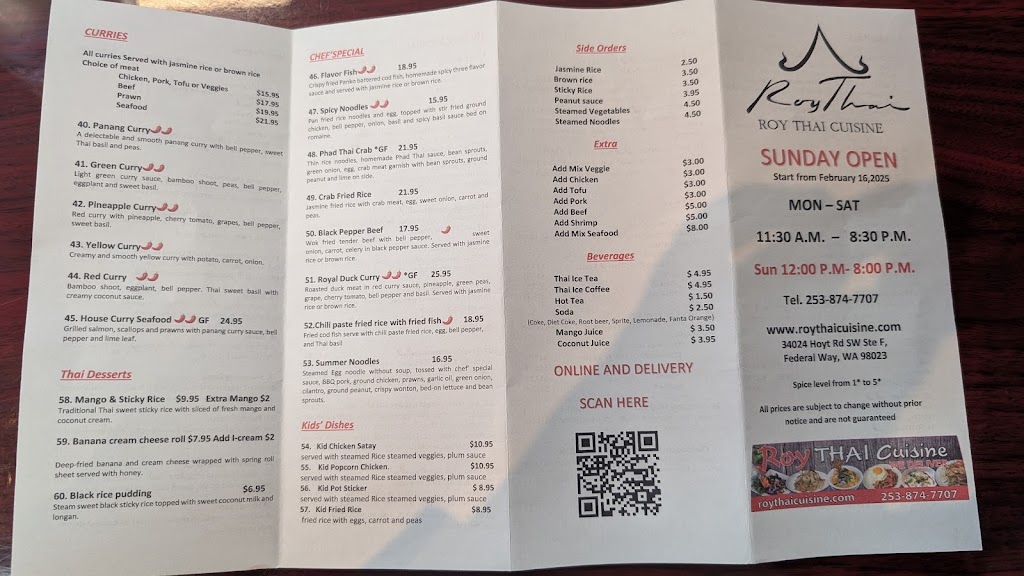 Roy Thai Cuisine
