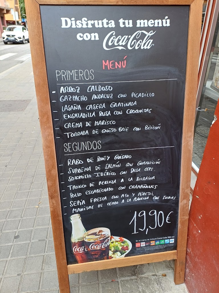 Bar Pujadas — Carta