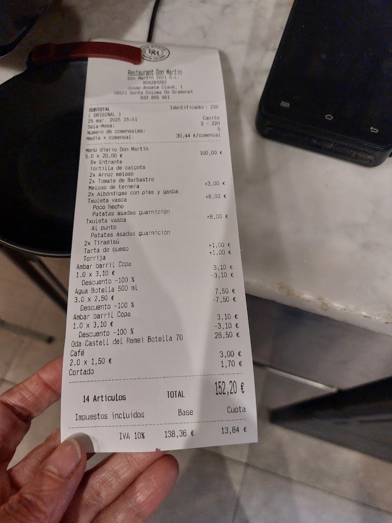 Don Martin Restaurant — Mas recientes