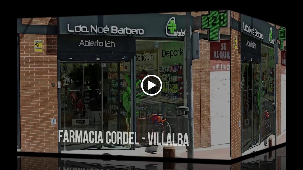 Farmacia CORDEL. 12H. Ldo. Noe Barbero — Del propietario