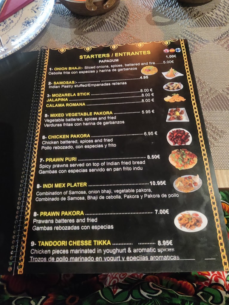 INDIAN MEXICANA(MALGRAT DE MAR) — Carta