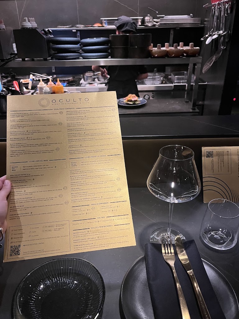 Oculto l Restaurante Nerja — Carta