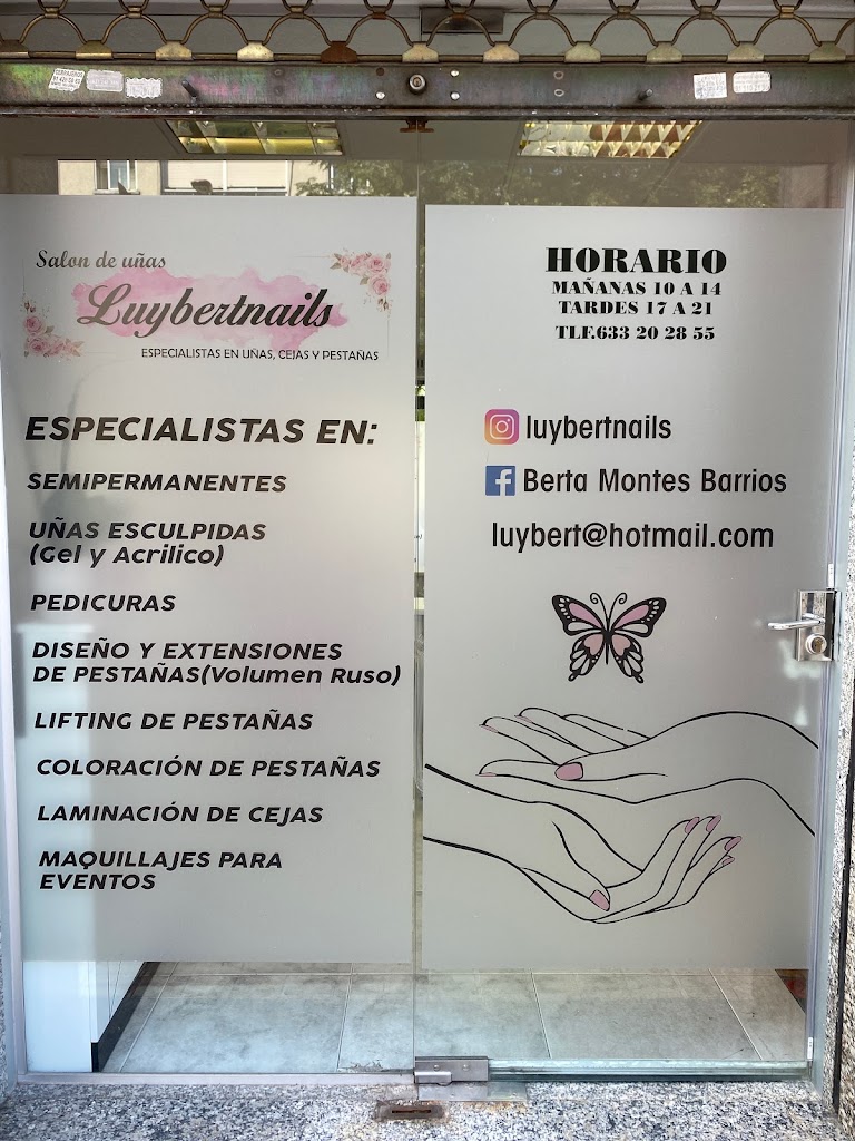 Salon de Unas y Estetica Luybertnails — Carta