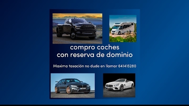 Compro coches con reserva de dominio