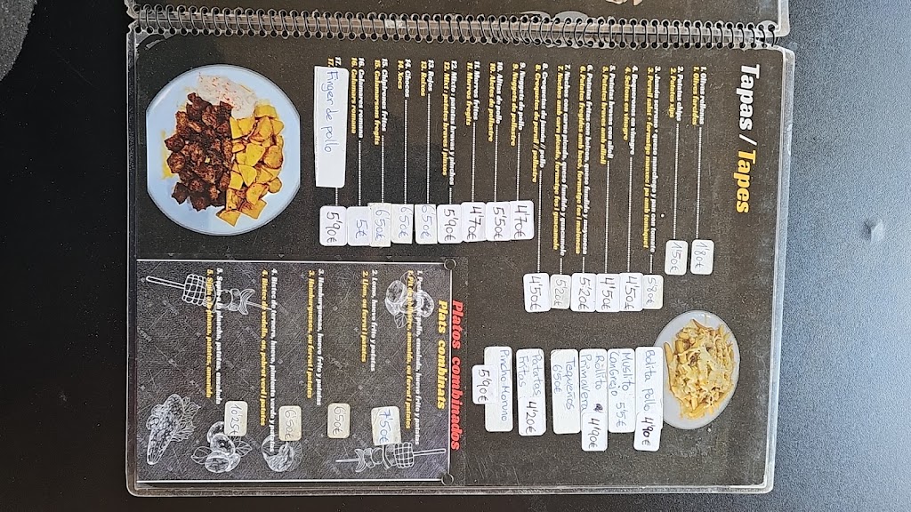 Ming Bar restaurant — Carta