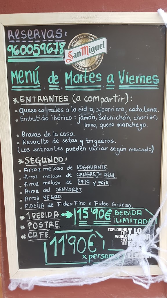 La Marmita Mislata — Carta
