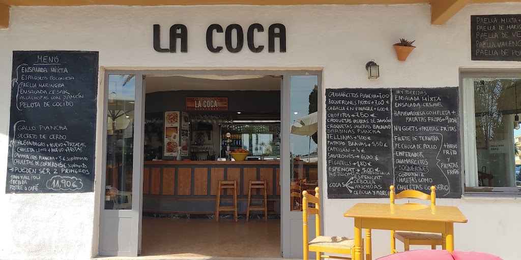 Bar La Coca — Carta