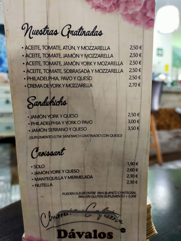Pizzeria-Restaurante Nessi — Carta