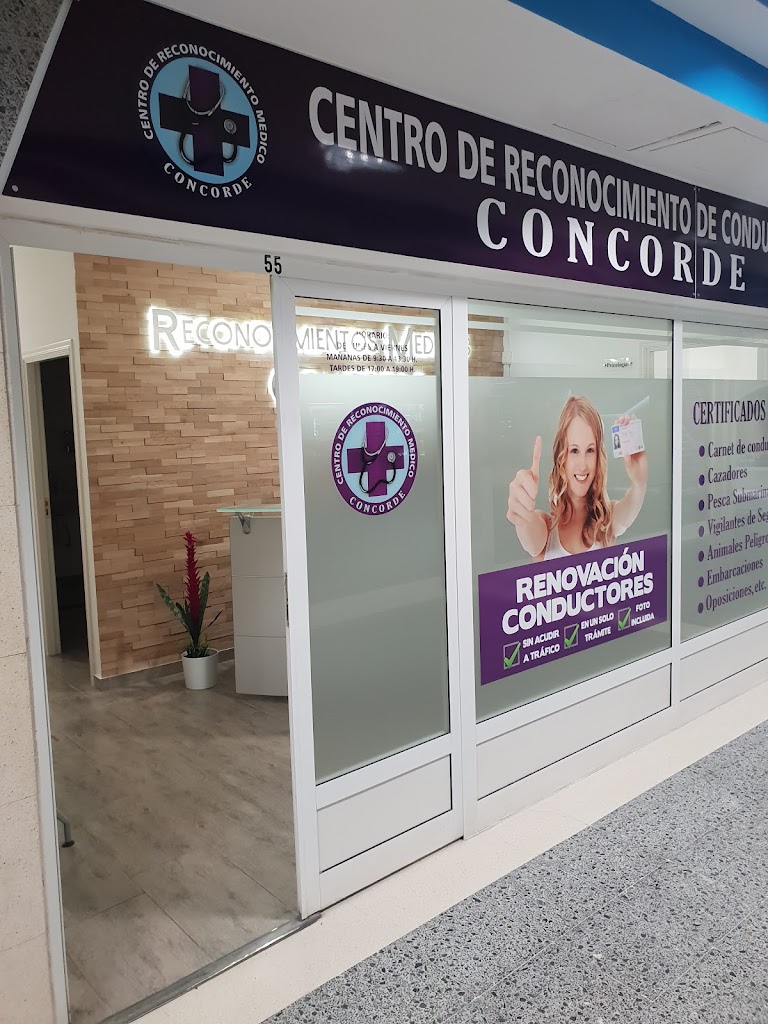 CRC Concorde. Renovar carnet de conducir en Tenerife/Reconocimientos medicos