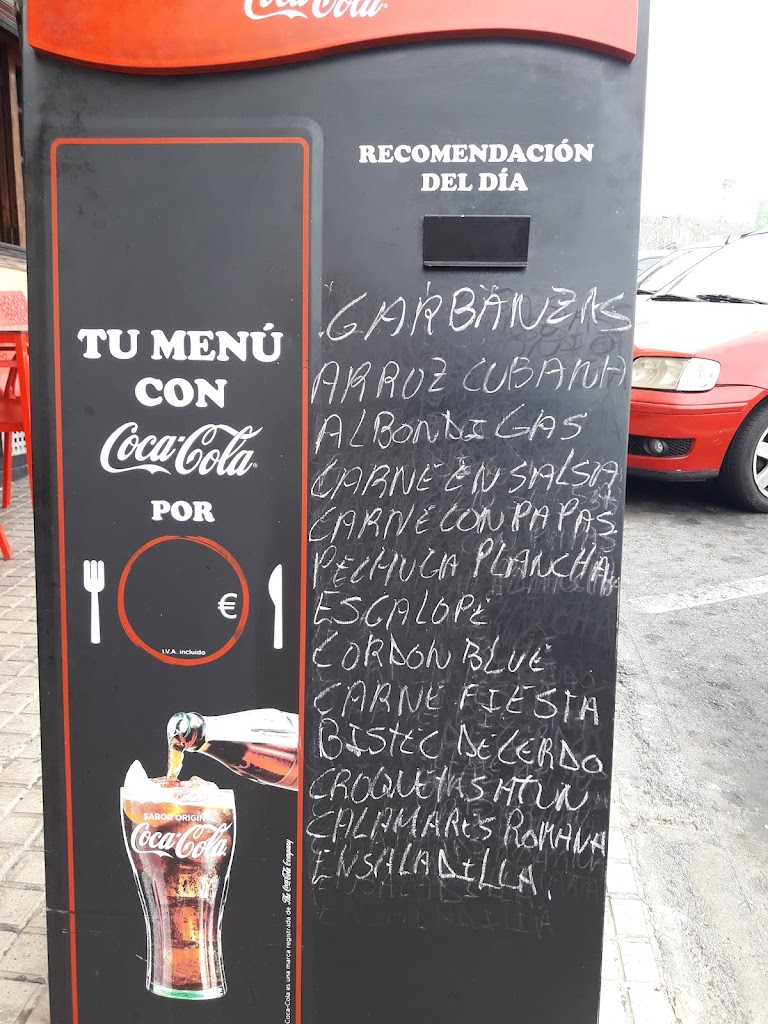 Bar Restaurante Delicias de Guia — Carta