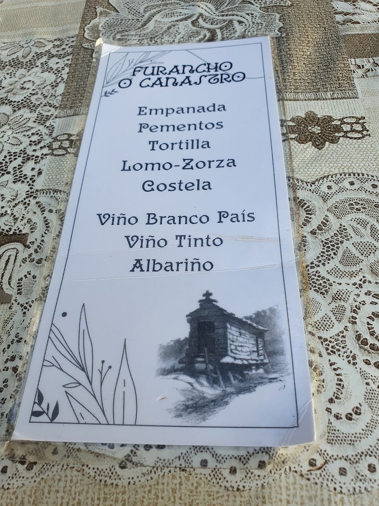Furancho O Canastro — Carta
