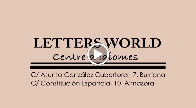 Letters World Burriana — Del propietario