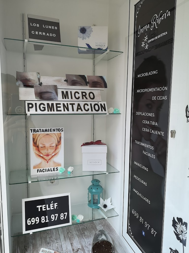 Centre D'Estetica Inma Ribera — Carta