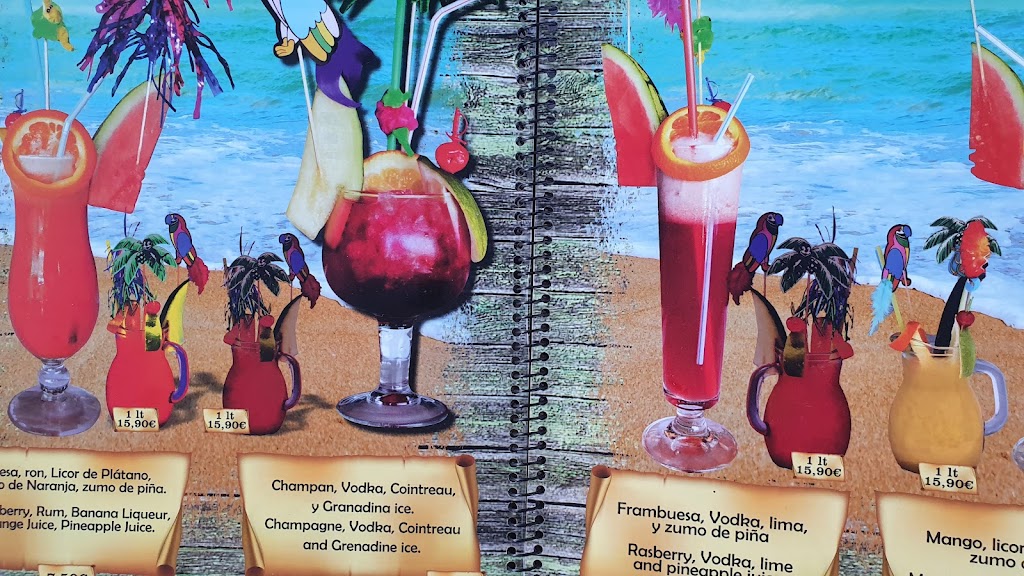 Pub El Bucanero — Carta