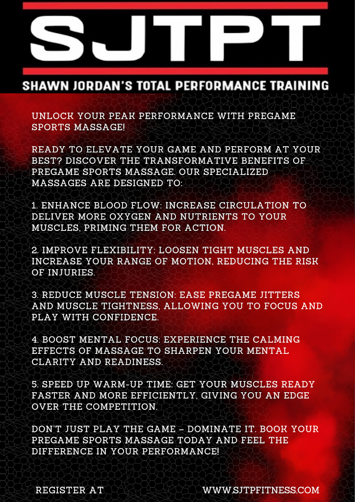  SJTPT Shawn Jordan's Total Performance Training