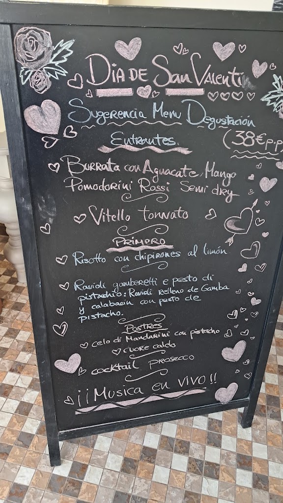 Restaurante Leonardo Sul Mare — Carta