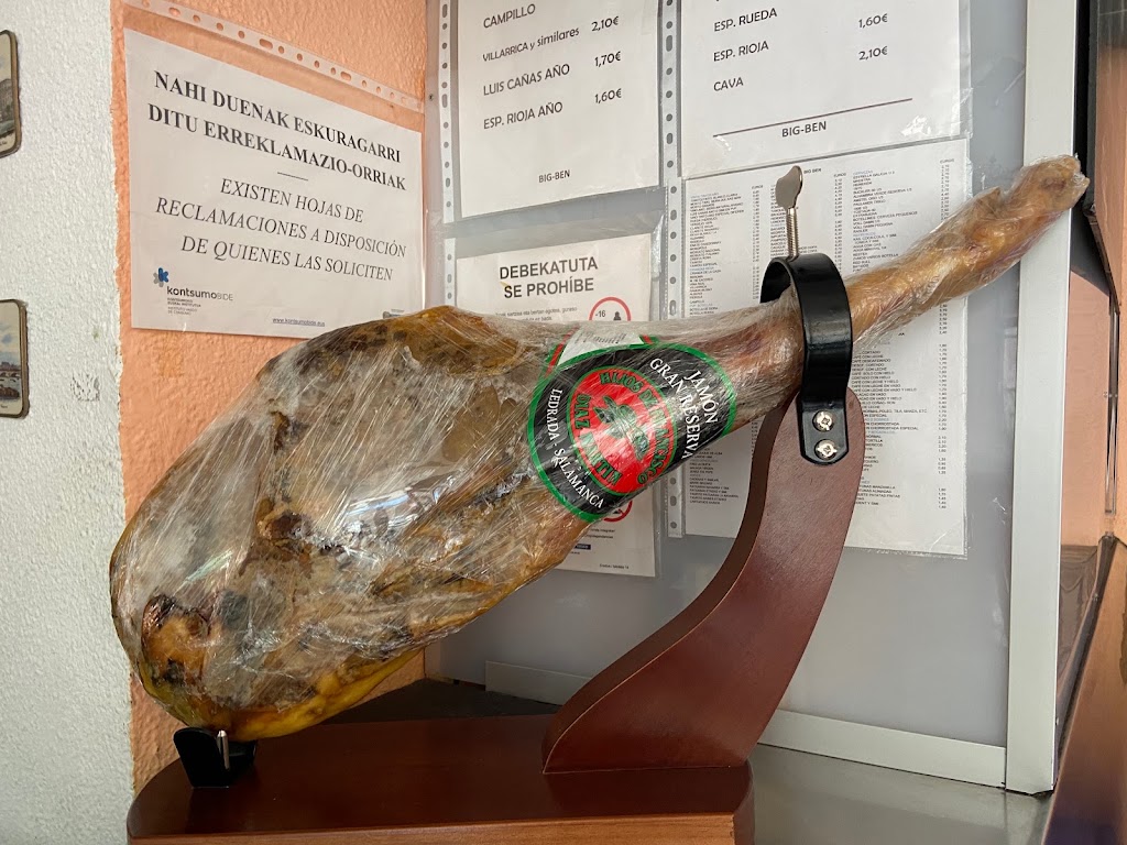 Bar Big Ben — Carta