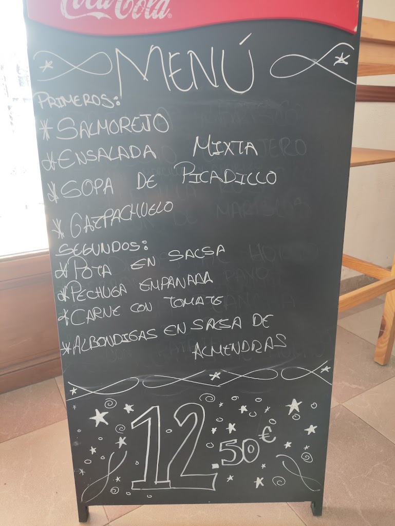 Restaurante El Berrocal — Carta