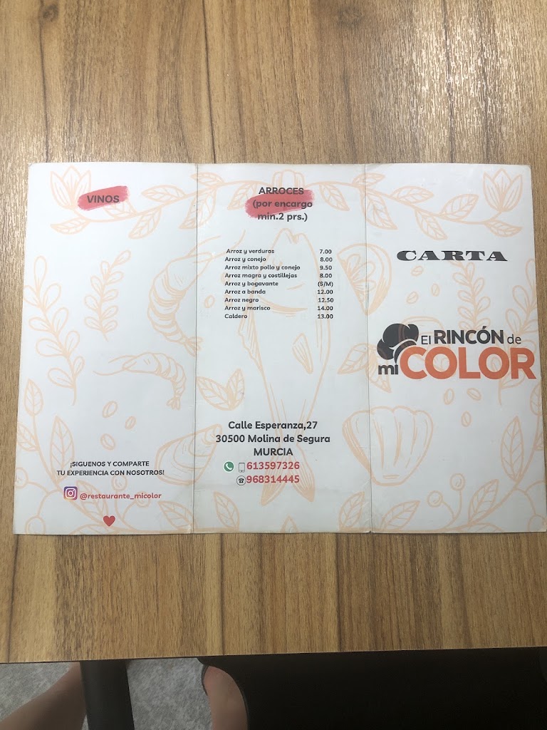 El Rincon de mi Color — Del propietario
