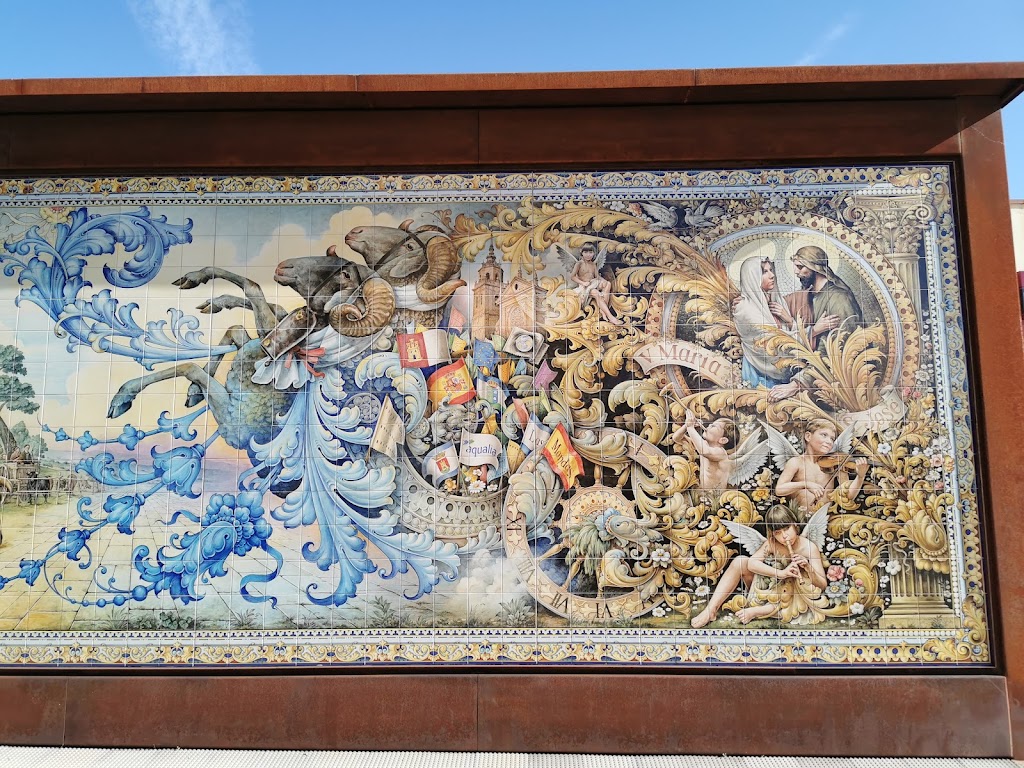 Mural ceramico de Historia de Mondas