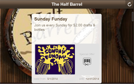 【免費娛樂App】The Half Barrel-APP點子