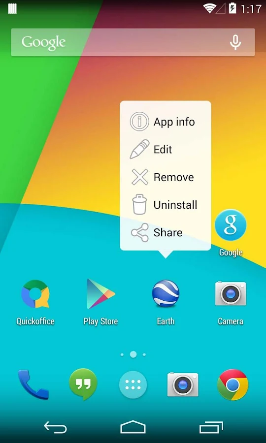 KK Launcher (Lançador KitKat) - Screenshot