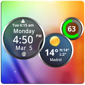 Download Rings Digital Weather Clock