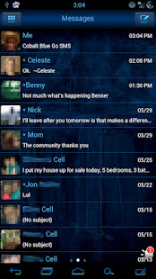 GO SMS Pro Cobalt Blue Theme(圖1)-速報App