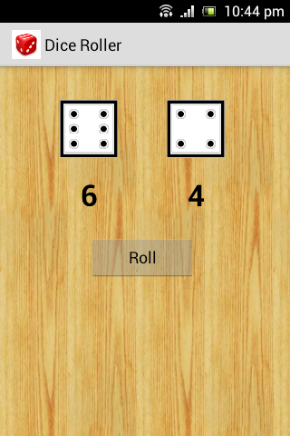 Dice Roller Screen 3
