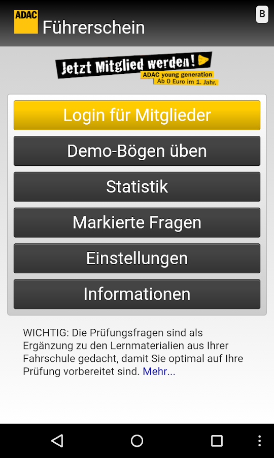 ADAC Führerschein - Android Apps on Google Play