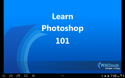 Learn Photoshop 101 By WAGmob