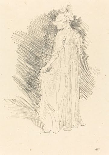 The Draped Figure, Back View