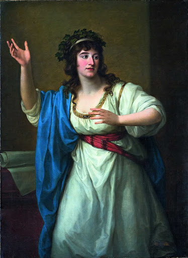 Portrait of the Impromptu Virtuoso Teresa Bandettini-Landucci of Lucca