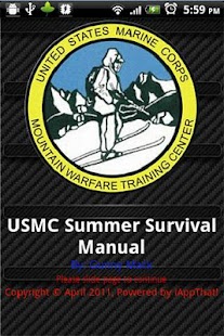 USMC Summer Survival Manual