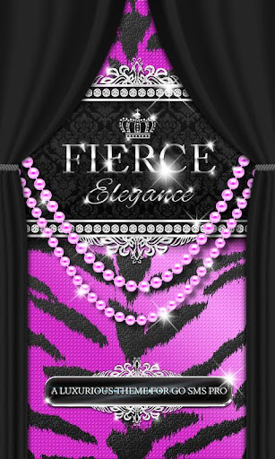 Luxury Theme Purple Tiger SMS★