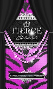 Luxury Theme Purple Tiger SMS★ Screenshots 0
