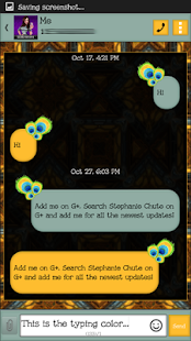 GO SMS THEME - SCS348 Screenshots 1