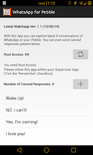 WhatsApp for Pebble [ROOT]
