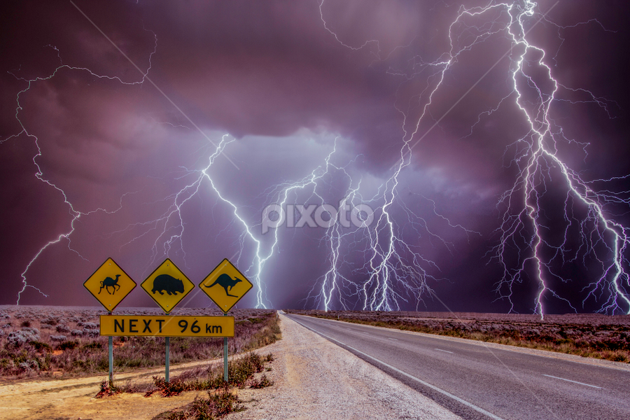 Highway massacre by Craig Eccles - Landscapes Weather