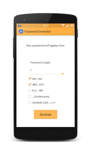 Secure Password Generator