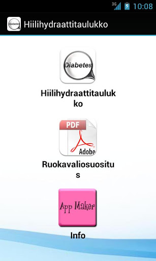 Hiilihydraattitaulukko