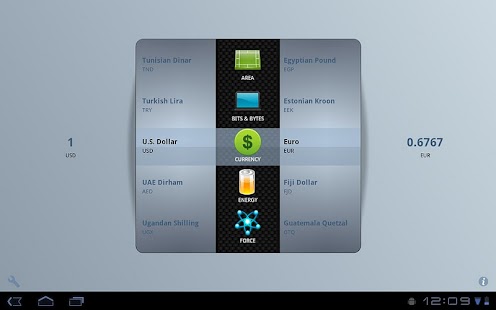 Unit Converter for Tablets