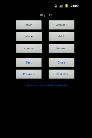 Spanish verb Trainer 2 2014