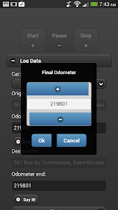 MVLogBook GPS mileage logbook screenshot 2