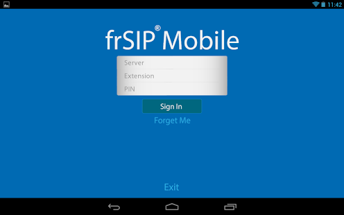 frSIP Mobile