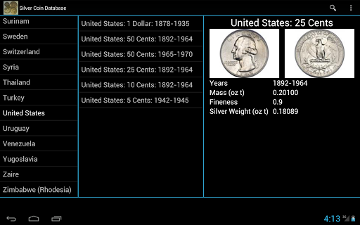 【免費財經App】Silver Coin Database-APP點子