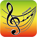 Musical symbols quiz mobile app icon