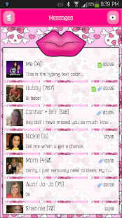 Free Download GO SMS - Skull Kiss APK for Android