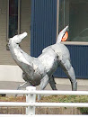 馬の銅像