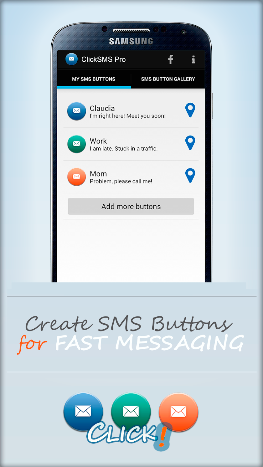 ClickSMS PRO Screen 2